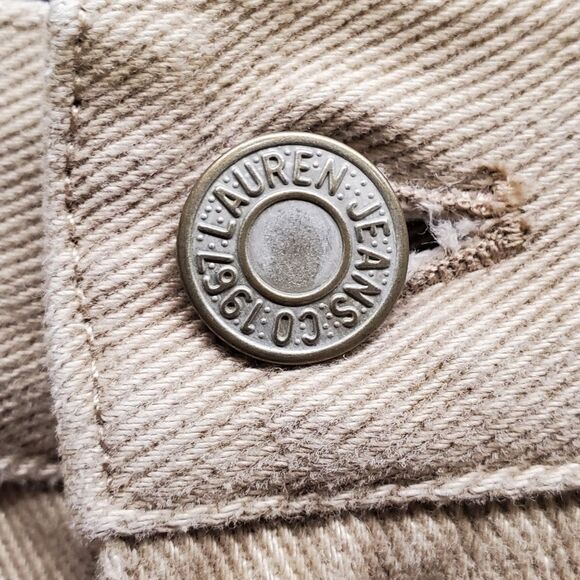 Lauren Jeans Co. Ralph Lauren Jeans Ladies Wheat Colored Jeans in Size 6P - Picture 6 of 11